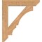 Ekena Millwork Balboa Slat Smooth Bracket, Western Red Cedar, 5 1/2"W x 36"D x 40"H BKT06X36X40BOA06SWR - alternate 3